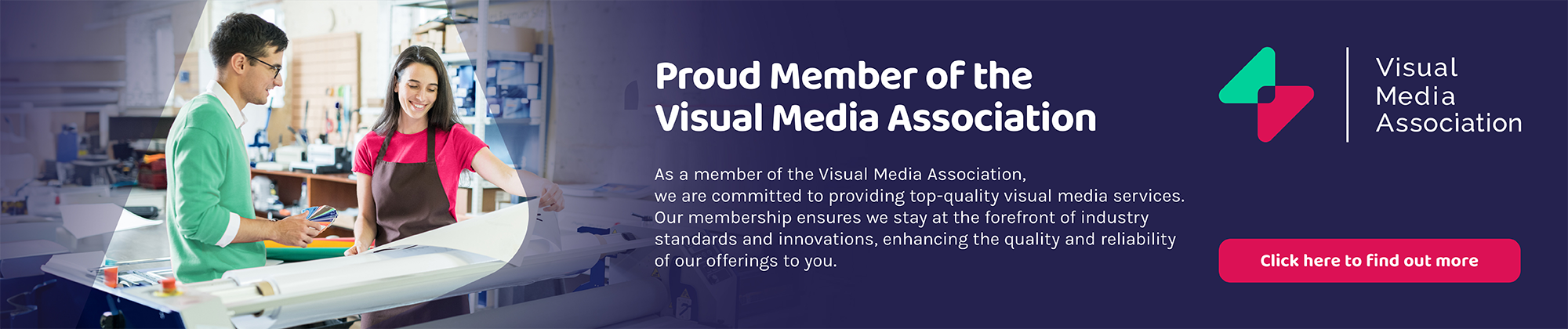 Website Banner - Visual Media Association Membership