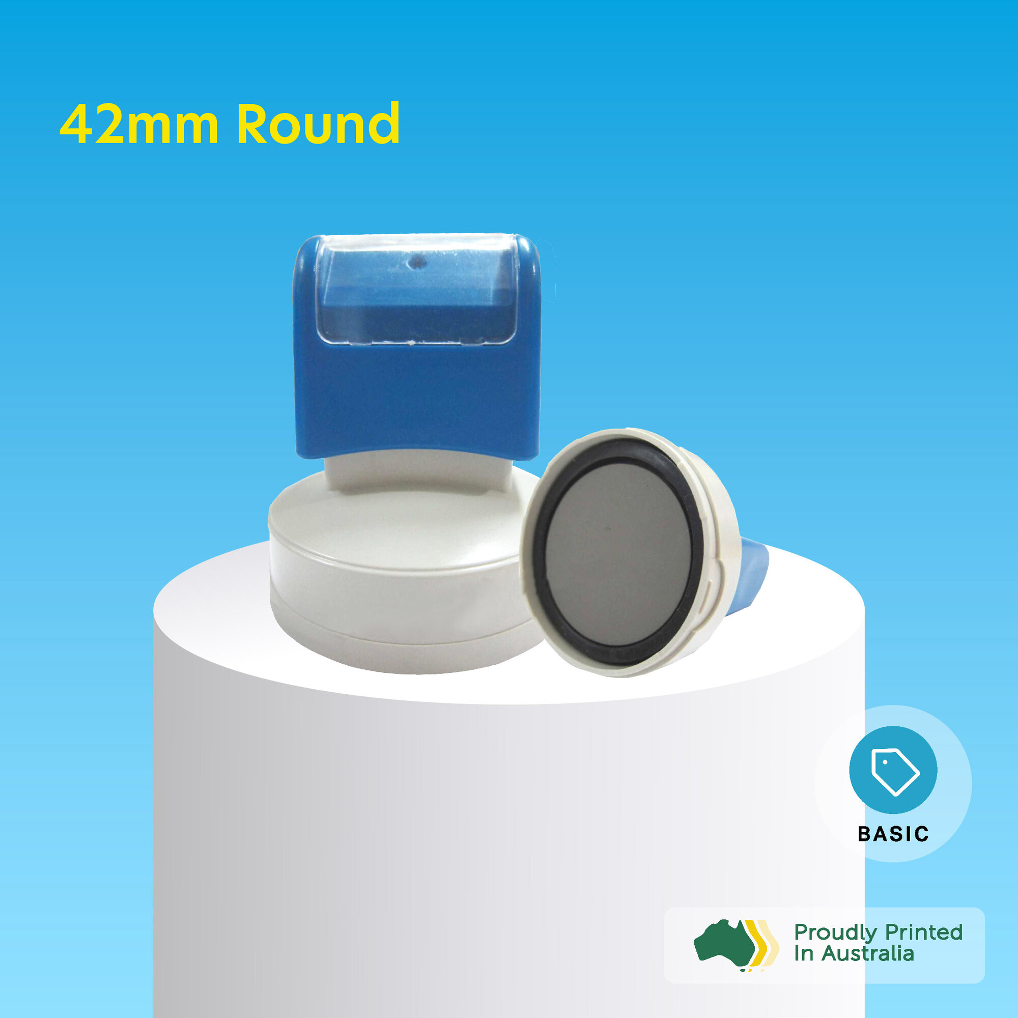 42mm Round Self Inking Stamp