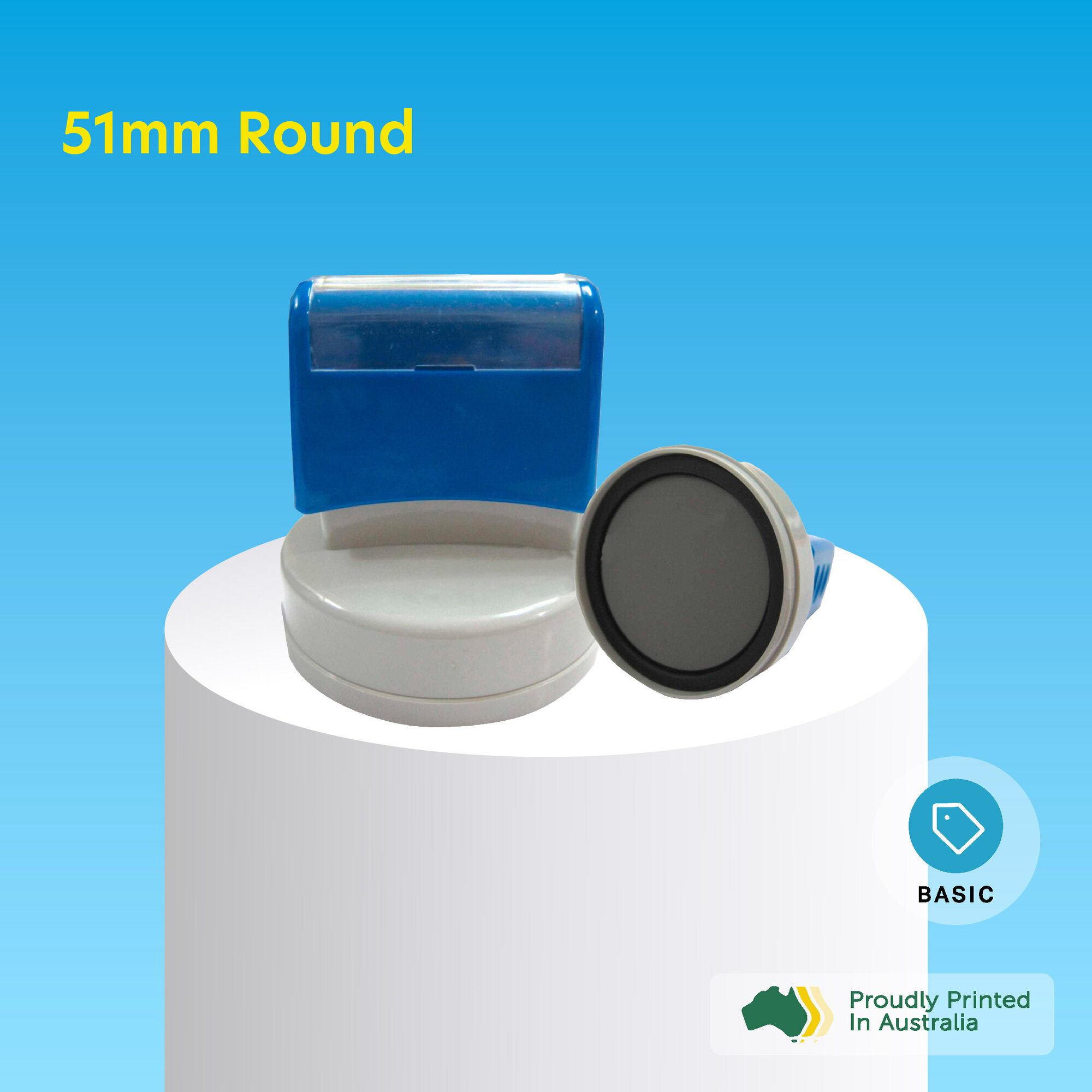 51mm Round Self Inking Stamp