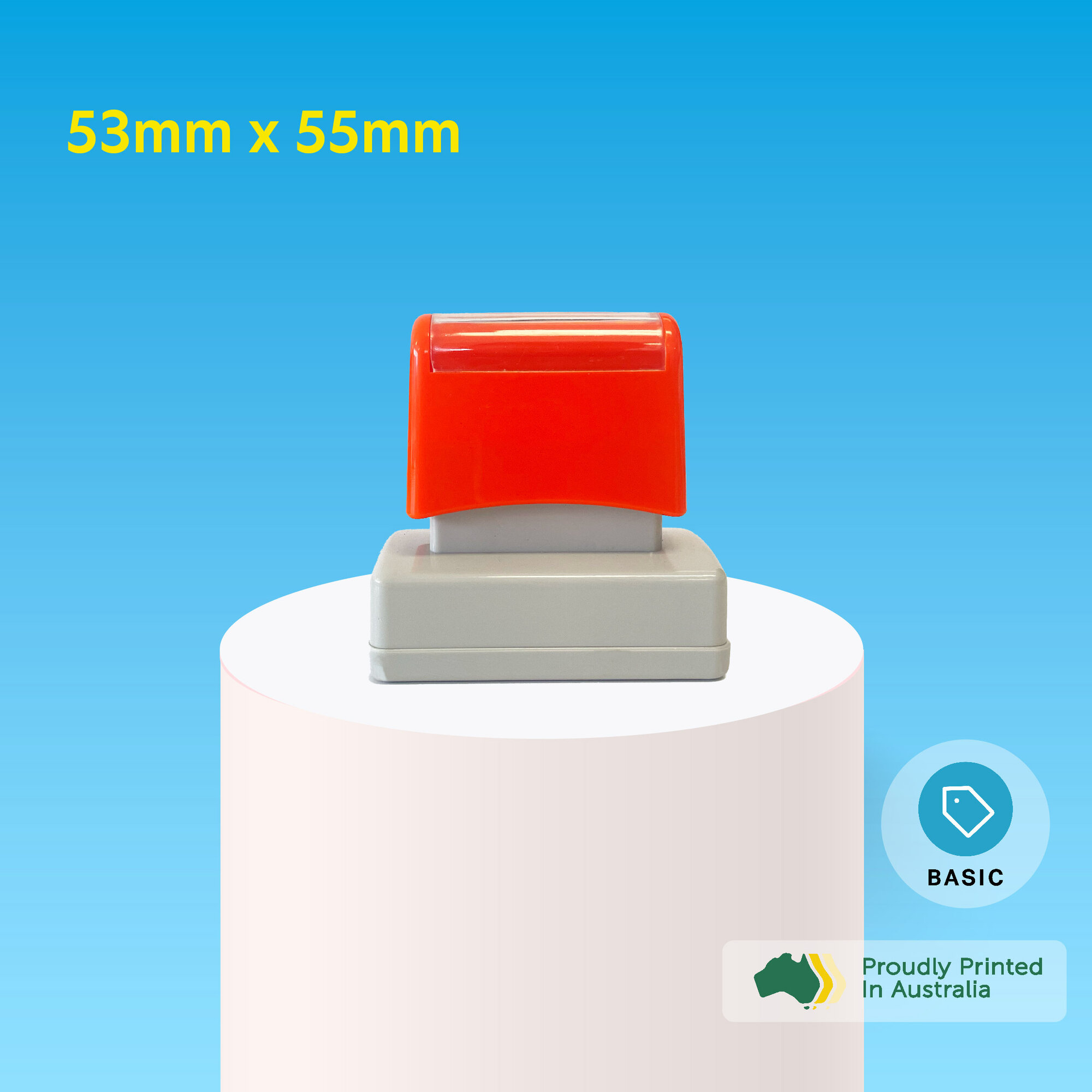 53mm x 55mm Self Inking Stamp